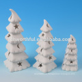 Árbol de navidad de cerámica de la nueva llegada 2016, árbol de navidad blanco de la porcelana